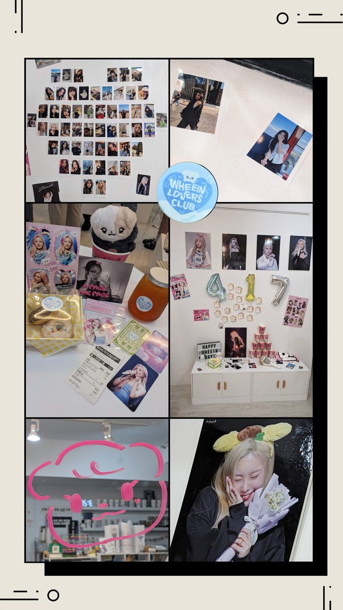 #A_Page_Our_Page
#PAGE417_WHEEIN
應援禮非常多！食物上的藍色貼紙也很可愛，場內四處都有照片，被照片包圍的感覺很讚👍蛋糕很精緻，也見到手寫信的最後一面了🥹