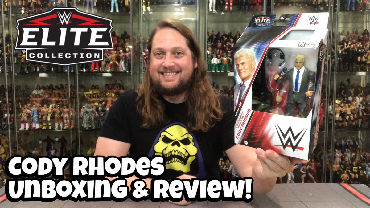 Cody Rhodes WWE Elite 109 😬Unboxing & Review! youtu.be/PVHiWNv6964?si… #codyrhodes #americannightmare #raw #aew #wwe #wrestlemania #wrestling #toys #toy #toyunboxing #toyreview #wrestlingfigs #wweelitesquad #actionfigures #wrestlingfigure #elitesquad #toystagram #mattel #cody