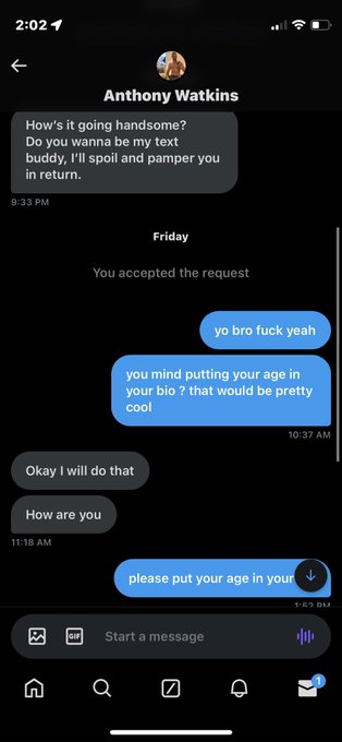 im so bothered by that because i dont want minors on my page ??? if ur okay with that thats your business