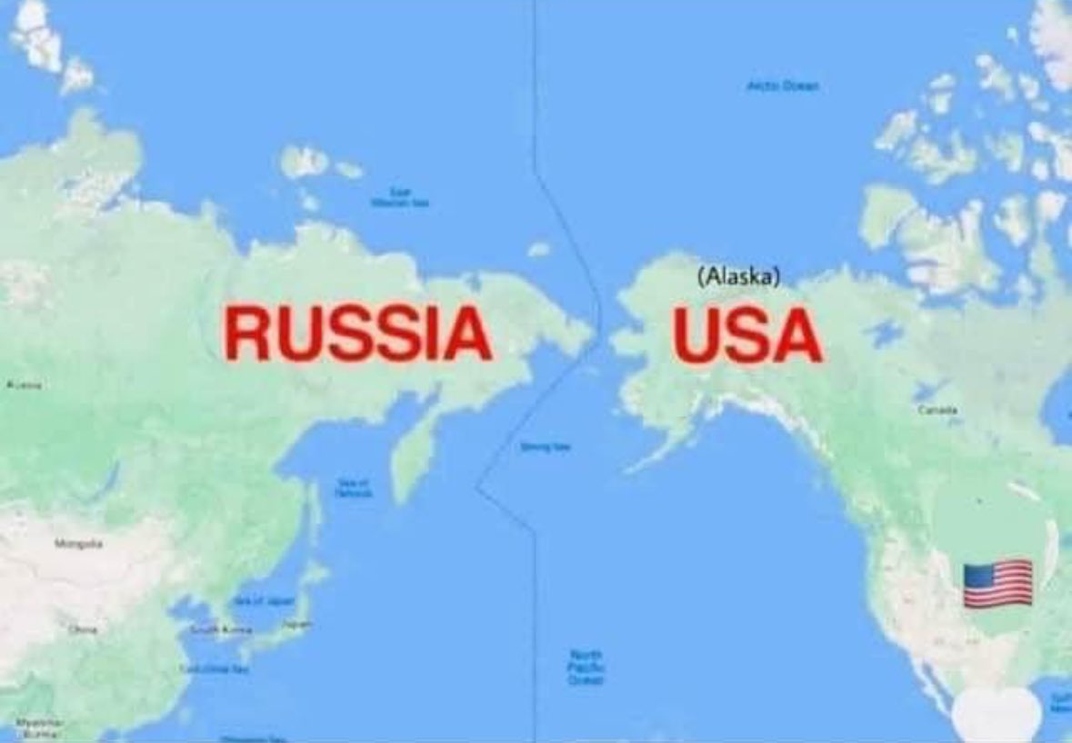 “Imperialistic and aggressive russia isn’t our problem cause it’s too far” Meantime basic geography: