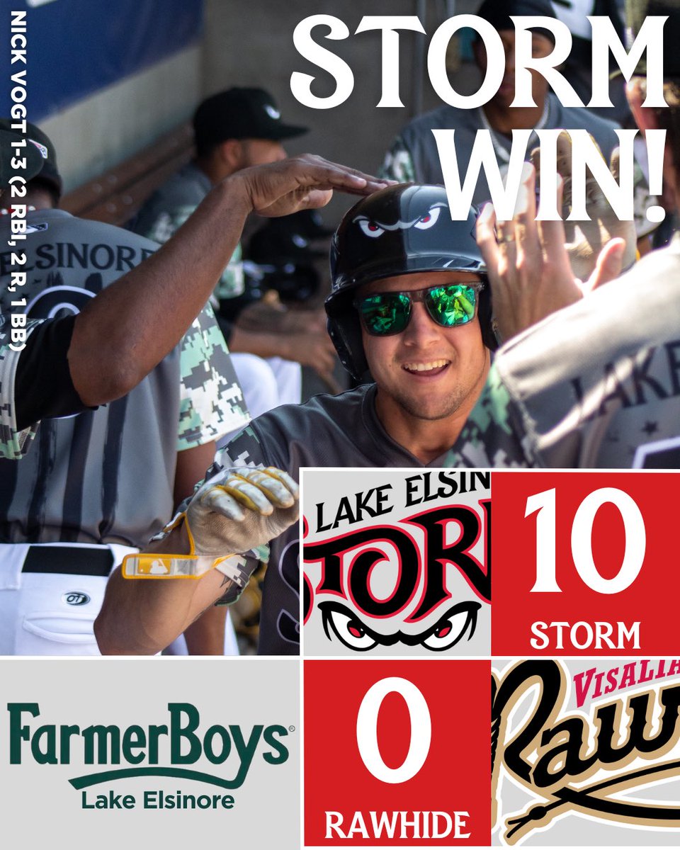 Sundays are more fun when you WWWWWin! And for every Lake Elsinore Storm win, you also receive an order of free fries from Farmer Boys at 18288 Collier Ave in Lake Elsinore!