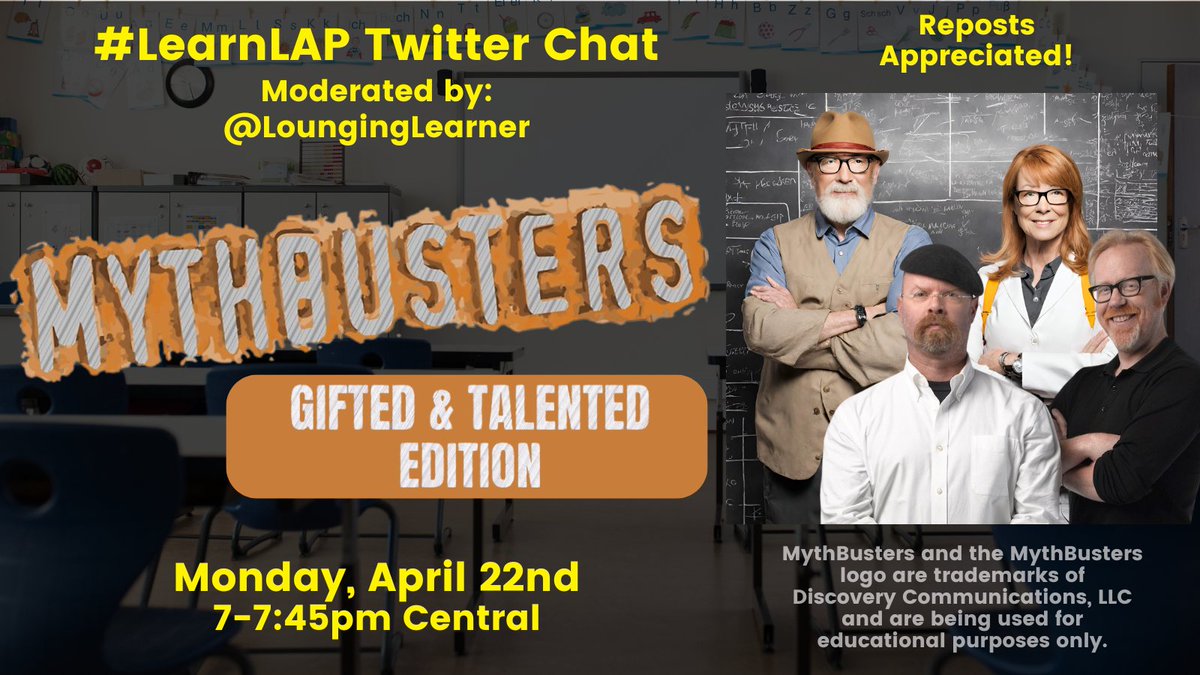 PaulSolarz's tweet photo. Please join @LoungingLearner TONIGHT at 7pm Central for #LearnLAP!

#cdnedchat #engchat #edtechchat #flipclass #masspchat #musedchat #nyedchat #teacherwellness #vachat #PSCchat #PubPriBridge #stuvoice #EdVoice #Sci4allSs #coascd #colchat #eduality #ellchat #iechat #ksedchat #tlap https://t.co/cMpv9IC6qe