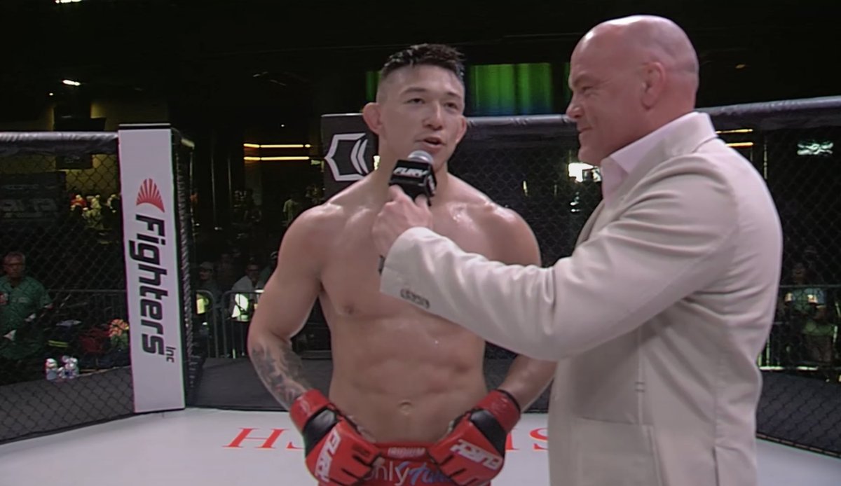 Me ha gustado mucho la performance de Kody Steele (6-0) un tipo completo que es cinturón negro de BJJ, parece preparado para dar el salto a mejores ligas #FuryFC89