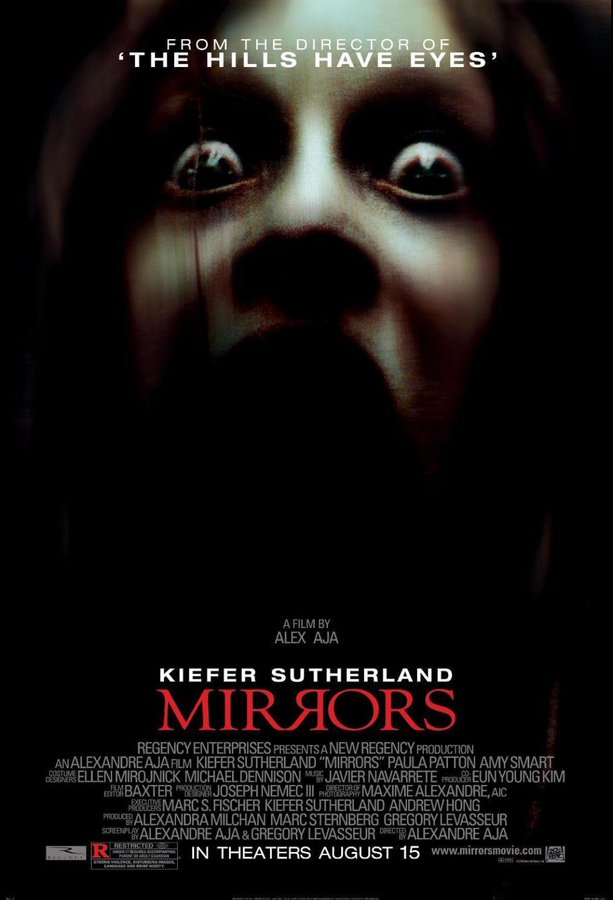 Mirrors من أكثر الأفلام رعبًا على مر التاريخ 🥶 حيث يصبح شرطي سابق وعائلته هدفًا لقوة شريرة تستخدم المرايا كبوابة إلى منزلهم