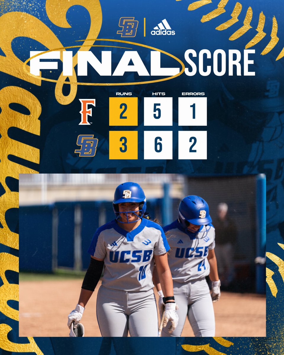 What a game! What an atmosphere! What a win! The Gauchos get their first win over Cal State Fullerton since 2017 in front of a sold-out Campus Diamond! #GoGauchos