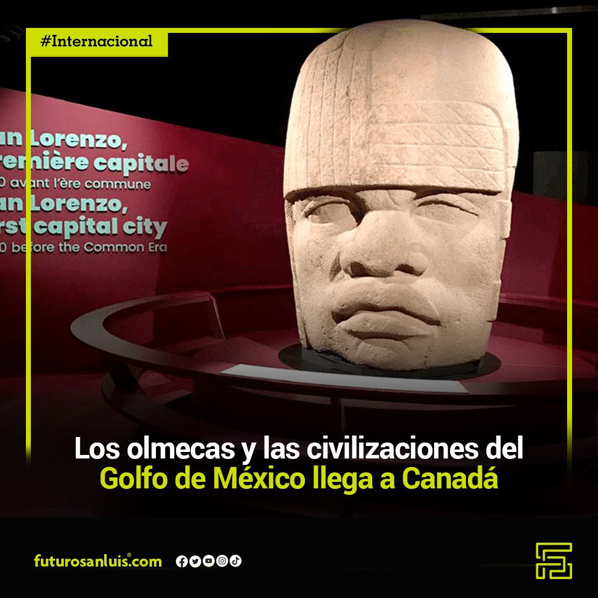 | #Internacional | El INAH dio a conocer que a partir del 18 de abril se muestra la exposición Olmecas y las civilizaciones del Golfo de México en el Museo Pointe-à-Callière de Arqueología e Historia, el espacio de arqueología más grande de #Canadá. #ElFuturoEsHoy