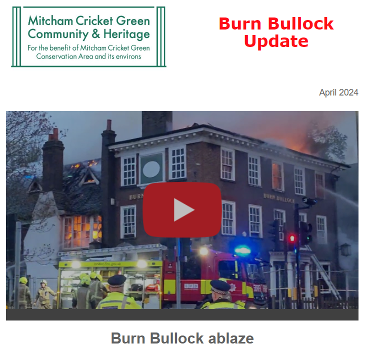 We've published a special Burn Bullock Update following the devastating fire and written to Leader @RossGarrod asking him to use all @Merton_Council's powers to return the Burn Bullock to the community, including compulsory purchase. mailchi.mp/2219982d998d/c…