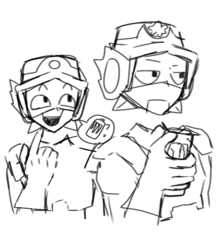 kluskq's tweet photo. I LIKE TO IMAGINE THAT LAWRIE DRINKS ENERGY DRINKS AND LARRY ALWAYS ASKS HIM IF HE CAN HAVE THE CANS BECAUSE HE COLLECTS THEM

#BrawlStars 
#BrawlStarsArt 
#BrawlStarsLarry
#BrawlStarsLawrie 
#larryandlawrie 
#art https://t.co/3N5J8d6CVG