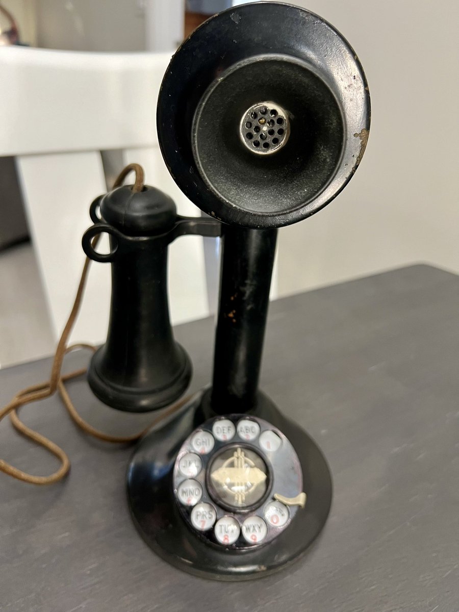 DocMassnick's tweet image. Massnick is thrilled to announce a peak into the future of murder and mystery. A wave of transformations and new prospects. We are enthusiastic about what lies ahead! Join us on this thrilling journey! Phone circa 1920. #murderandmysterieswithmassnick #ExcitingChanges #massnick