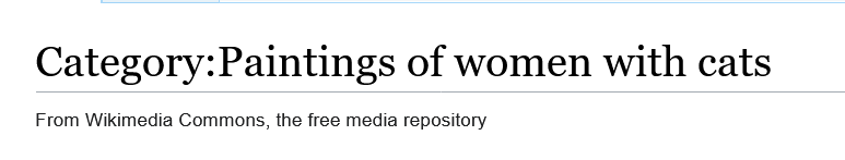 One of my favorite things is how niche Wikimedia categories can get.