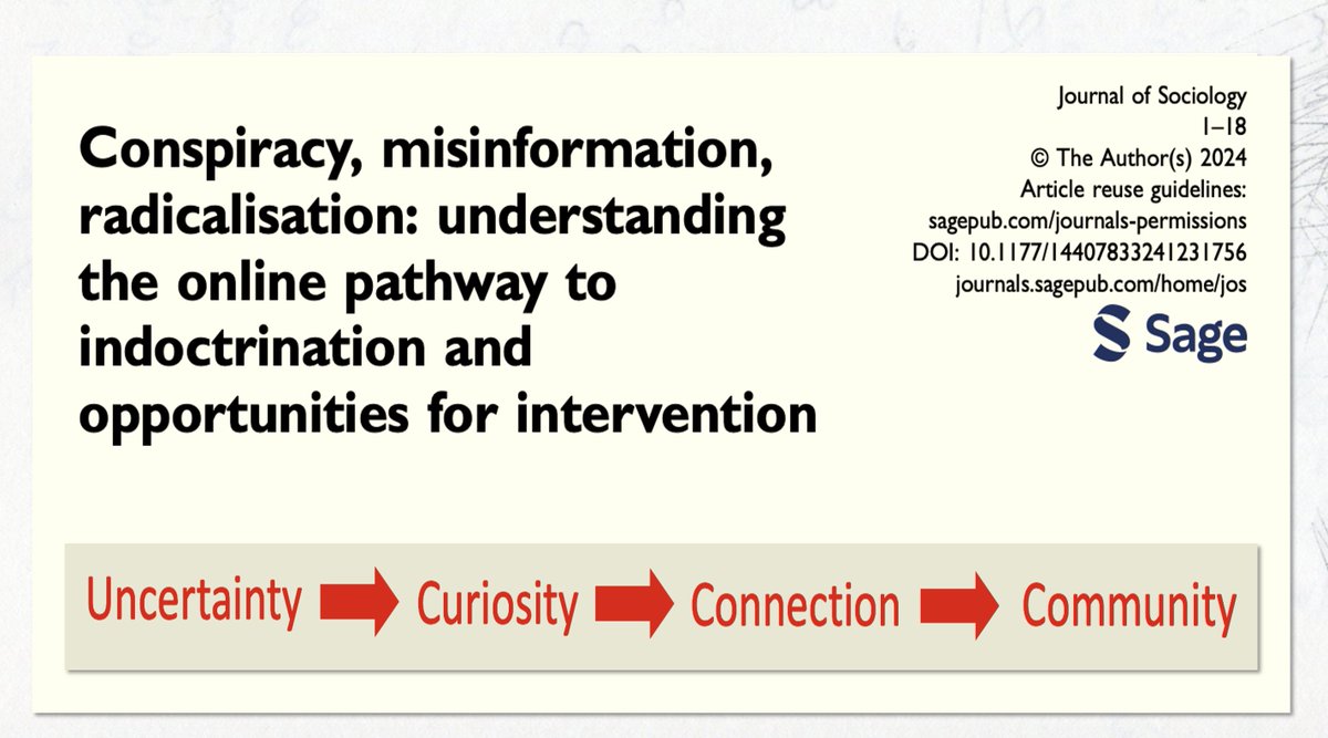 BS from people like Aaron Rodgers & RFK jr helps to normalize off-the-rails misinformation. Why do so many fall for this? In part, it happens because conspiracy theories provide a sense of certainty & community. Soon: chatting with @KentMorrison on @ctvedmonton! cc @JasonHalb