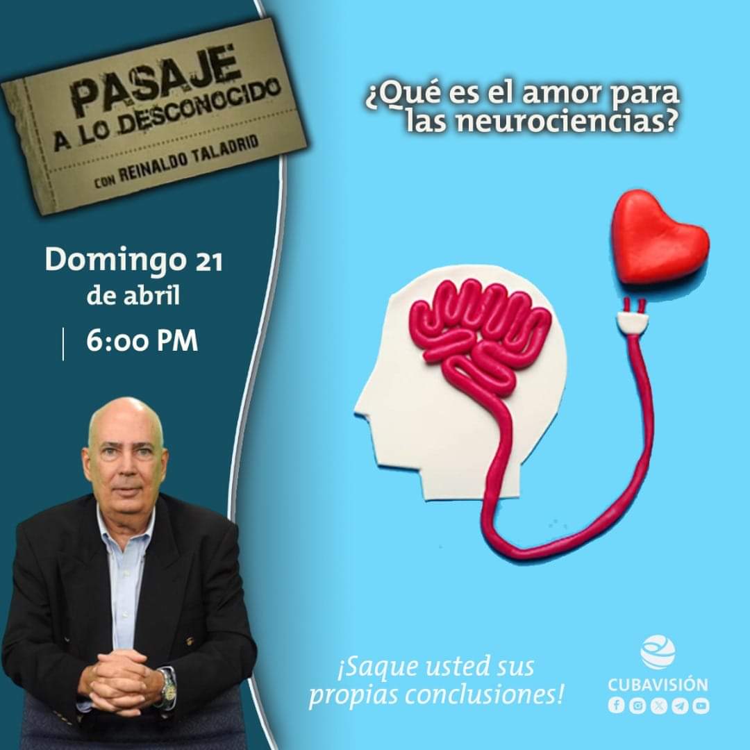 Tres sistemas cerebrales 🤩😍🥰 Interesante la propuesta hoy en 'Pasaje a lo desconocido' La neurobióloga Helen Fisher plantea que existen tres sistemas cerebrales, 🤩 la atracción sexual (lujuria) 😍 El amor romántico 🥰 El apego 'El mundo 🌎 sin amor 💘 es un lugar muerto'.