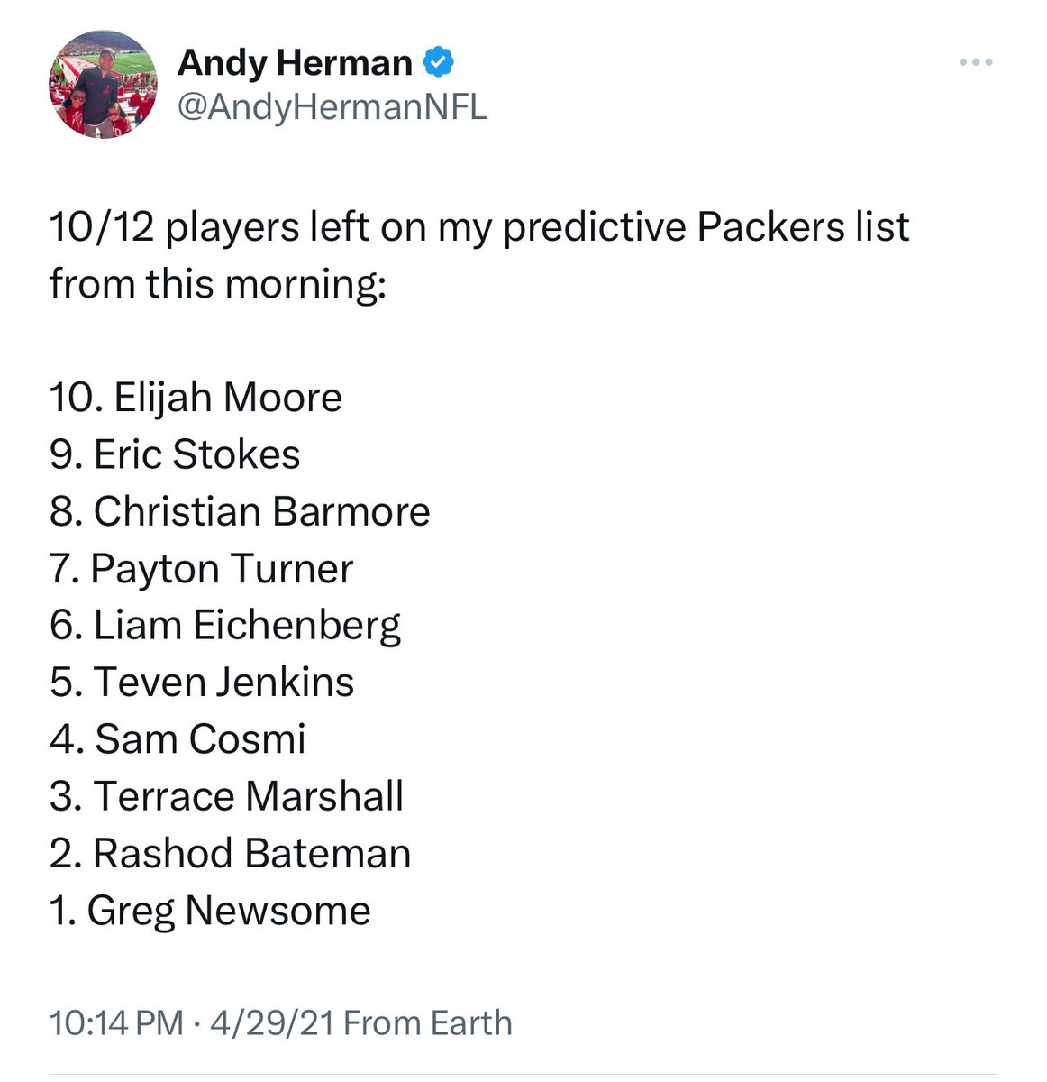 Andy Herman tweet media