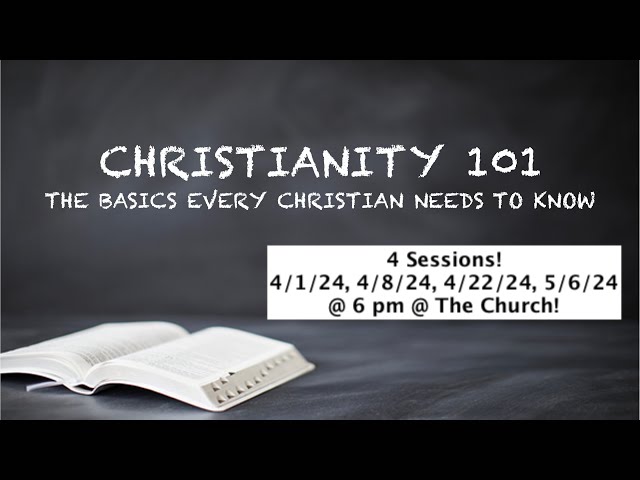 CCNaugatuck's tweet photo. Christianity 101
When: Monday, April 22
Time: 6:00PM
What is sin? 
What is the point of being baptized? 
What does a life full of the Spirit mean? — We answer all of these and much more! 
Sign Up! - https://t.co/7nc13EAbK4 https://t.co/3CGqFKJKcG