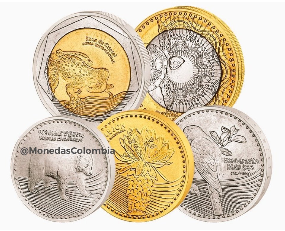 Monedas de Colombia 🇨🇴 tweet media