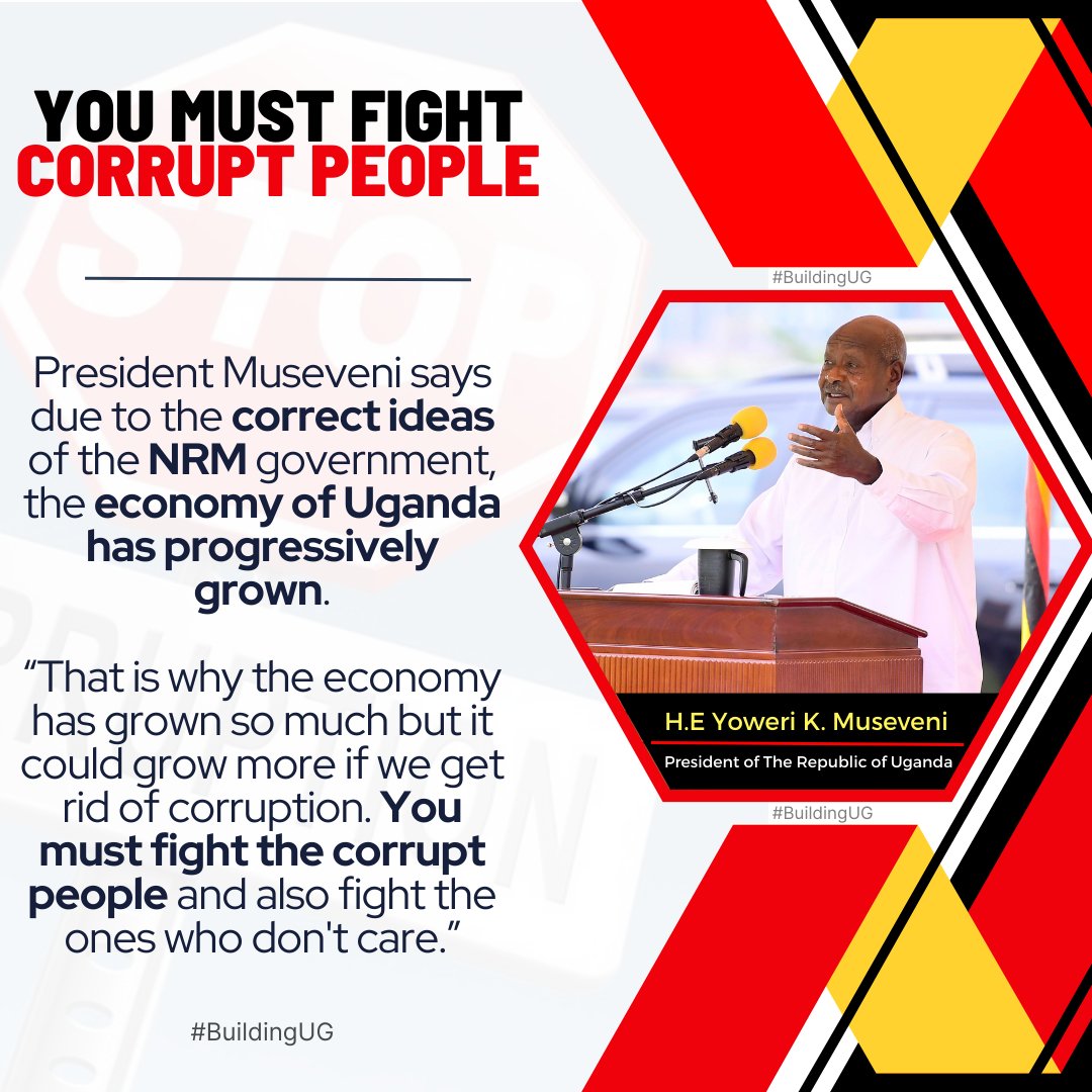 It's a citizens war to eliminate corruption. Call 0800202500 Email; info@reportcorruption.ug.go WhatsApp 0778202500 #ExposeTheCorrupt to @AntiGraft_SH