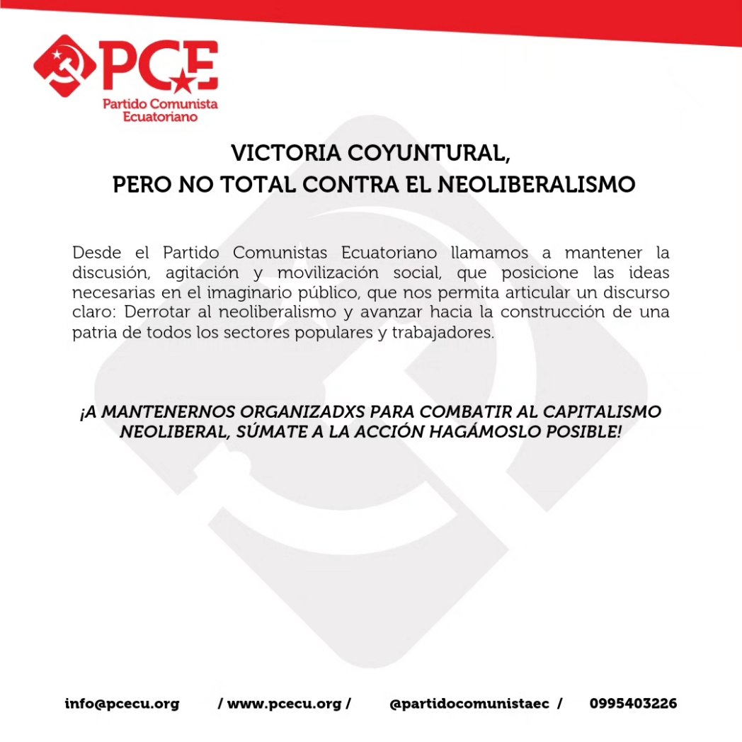 Partido Comunista Ecuatoriano tweet media