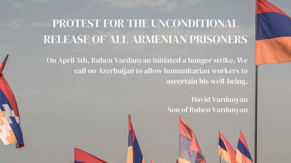 esrailian's tweet photo. Please share! The ethnic cleansing of Armenians from Artsakh & the wrongful imprisonment of Armenians, including our friend & philanthropist Ruben Vardanyan, co-founder of the @auroraprize_ must not be forgotten. Those of us with some level of reach, influence & access are trying to do what we can to help these brave heroes — but it is not enough & we are being undermined. I know life is moving on & there are other crises in the world, but I will do what I can with their friends, families & loved ones around the world ✊🏼💪🏼

https://t.co/CJxUbMwTU3