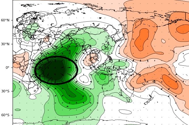 #LPA is likely to develop over Southeast #ArabianSea on April 25 and 26, intensifying and moving towards west-northwest direction.
Chances of it turning into #cyclone are also high possible by April 30th May 1st as #mjo is very favourable.