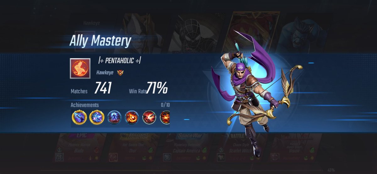 msw20201's tweet photo. Winrate collection (6)

soloplay

2019 -2024

#msw
#marvelsuperwar
#MOBA 
#pentakill
#pentaKO
#SAVAGE
#AOV #MLBB
#Hok #lolWR
#jumpassemble https://t.co/s4aHTqzTtR