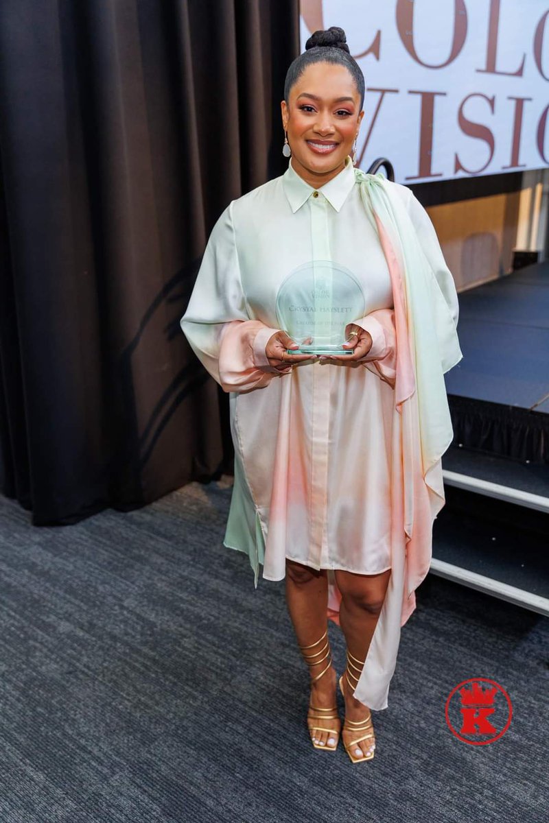 neikabless86's tweet photo. The Color Vision Creators Luncheon honoring Crystal Renee Hayslett, #congratulations 👏🏽😍❤ #creatoroftheyear #luvcrystalrenee #SistasOnBET #ZatimaOnBETPlus https://t.co/IghnuaJgWw