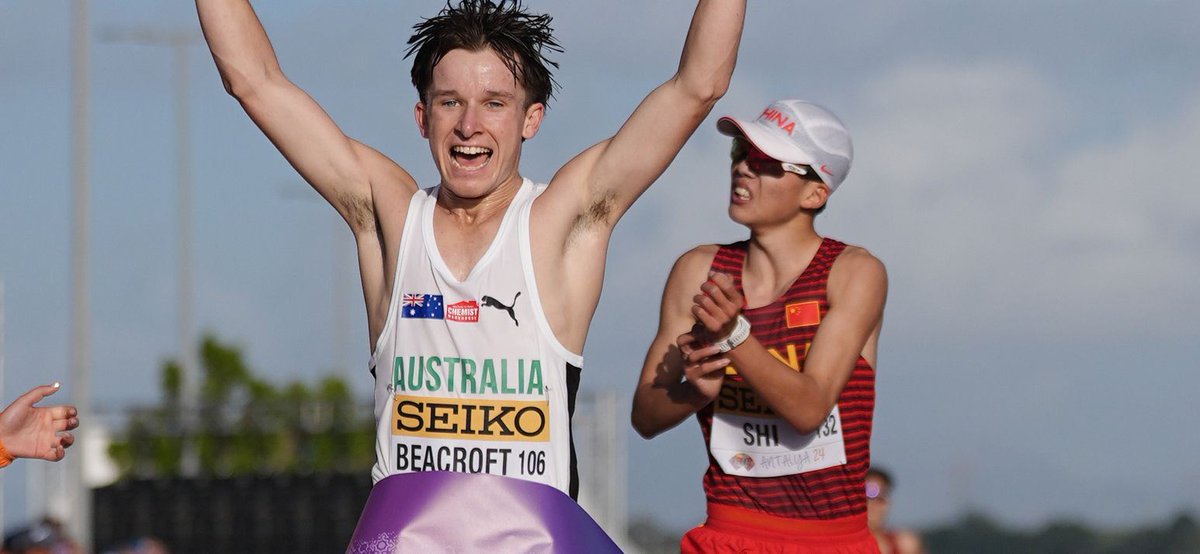 World Teams Race Walking Championships: Issac Beacroft World Junior Champion The incredible rise of 16-year-old Hills Club athlete Isaac Beacroft continued overnight when he was crowned World Junior Champion. Article: nswathletics.org.au/news/world-tea…