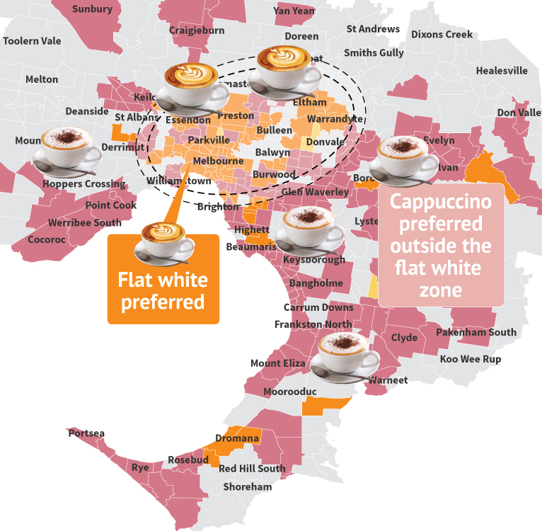 Possibly the most important data visualization of the year: Melbourne's own 'Red Rooster line', the Cappuccino curve @carawaters theage.com.au/national/victo…