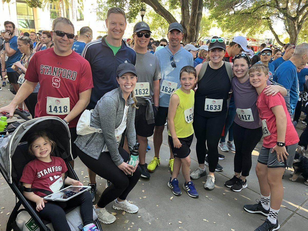 A beautiful day for a 5k in support of @SCICDStanford. As someone whose life has been affected by a genetic heart condition, I’m deeply grateful for the center’s care and groundbreaking research - they literally saved my sister’s life! Thank you @vnparikh, @euanashley,