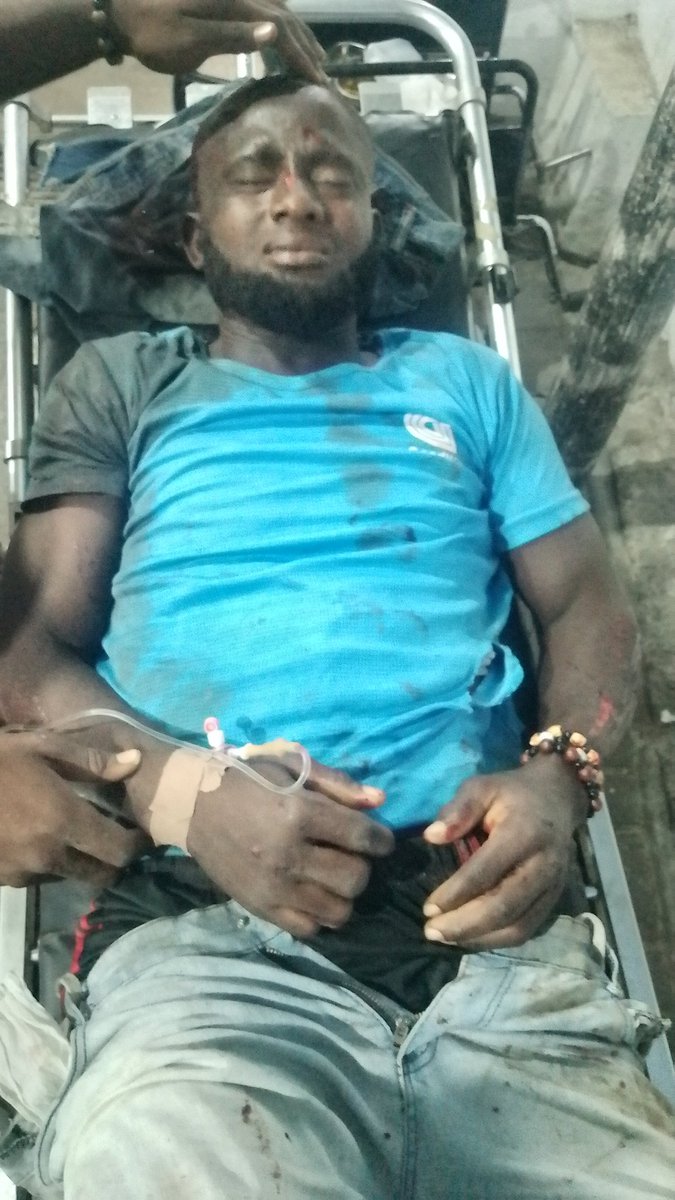 Please this guy by name Chibuzo is critically lying at Navy hospital, he was hit by car at Abule Ado this night. no phone on him, or any identity. If anybody have info how we can get his family should help. RT please