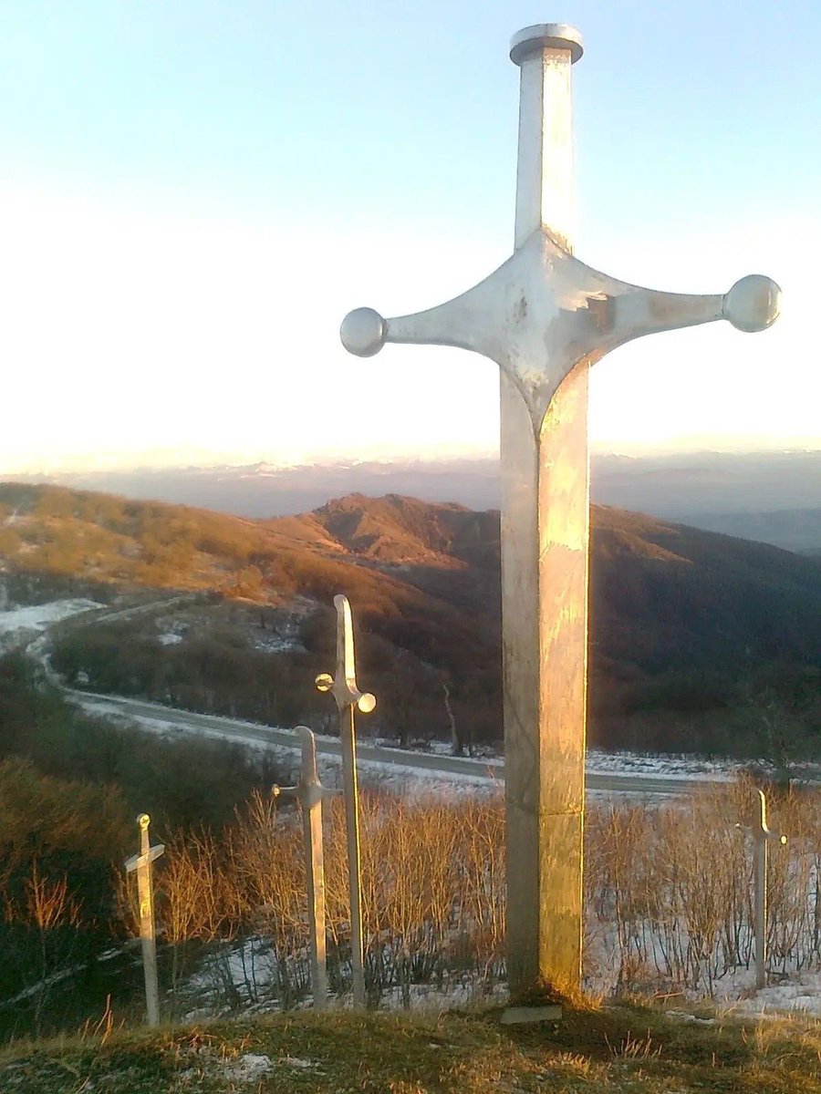 xe0_xeo's tweet photo. "Battle of Didgori" monument, Georgia https://t.co/gXMDFxQXcf