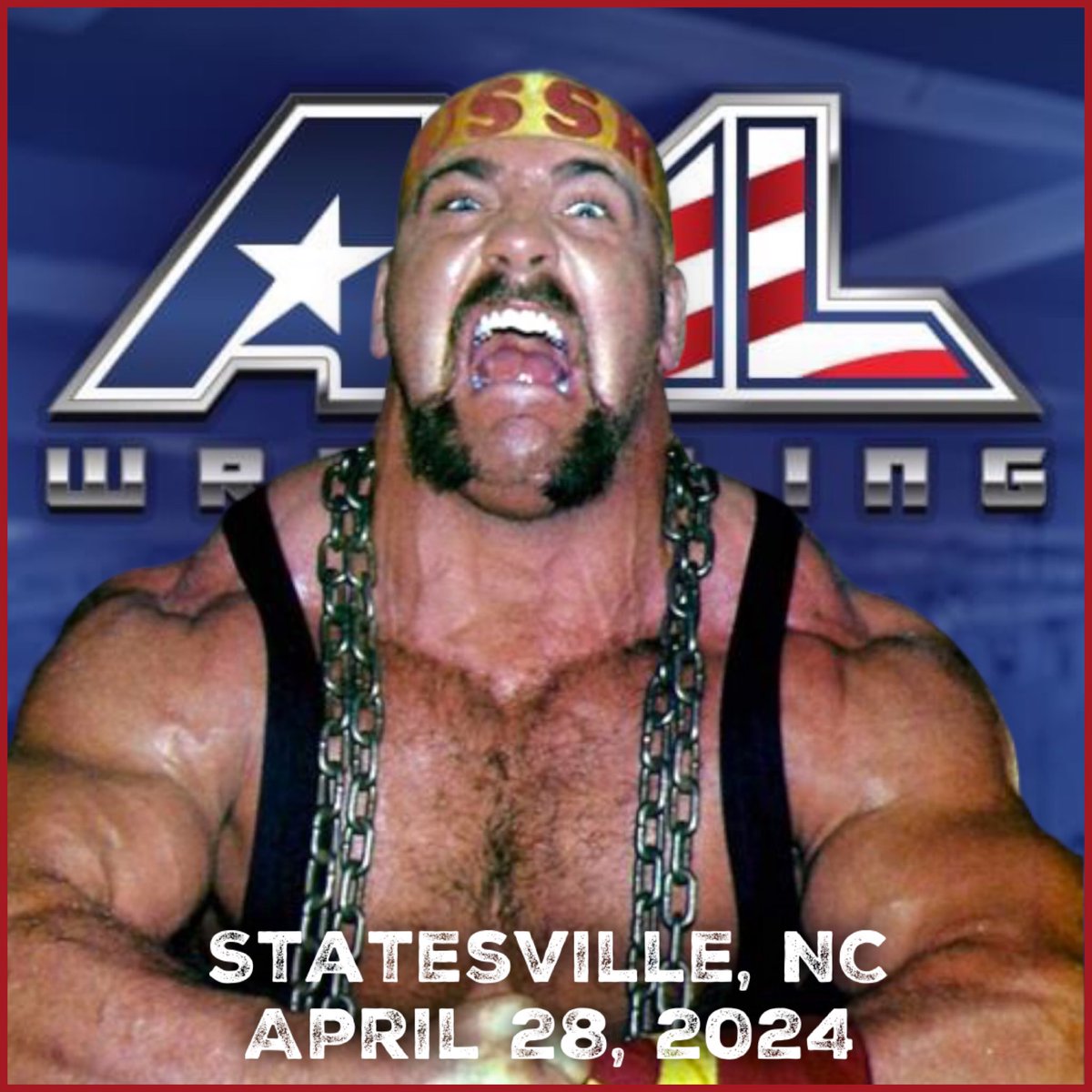 🚨 Meet Special Guest Nikita Koloff when AML Wrestling comes to #Statesville, NC ONE WEEK FROM TODAY! 4/28/24 West Iredell HS Statesville, NC Meet The Stars at 2pm First Match at 4pm AMLWrestling.com