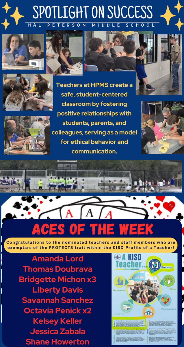 MrsDuBose5's tweet photo. Excited faces, active collaboration, and joyful moments - that's the vibrant scene in the classrooms at @HPetersonMS. Our teachers are dedicated to cultivating a safe, student-focused environment through strong relationships with students, parents, and peers.  #KISDinspires https://t.co/QkIX3MNdOx