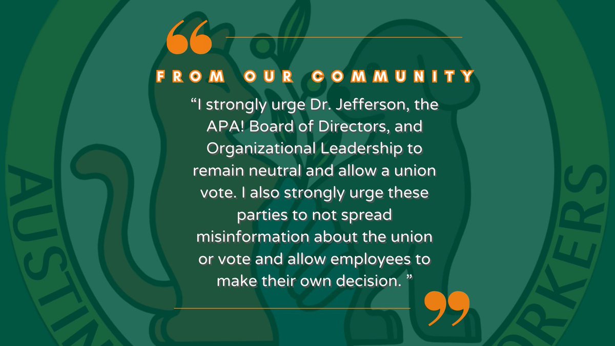 We are so grateful for the amazing out pour of #PAWlidarity and support from our community! #1U #UnionYES #SeatAtThetTable #GoIAM