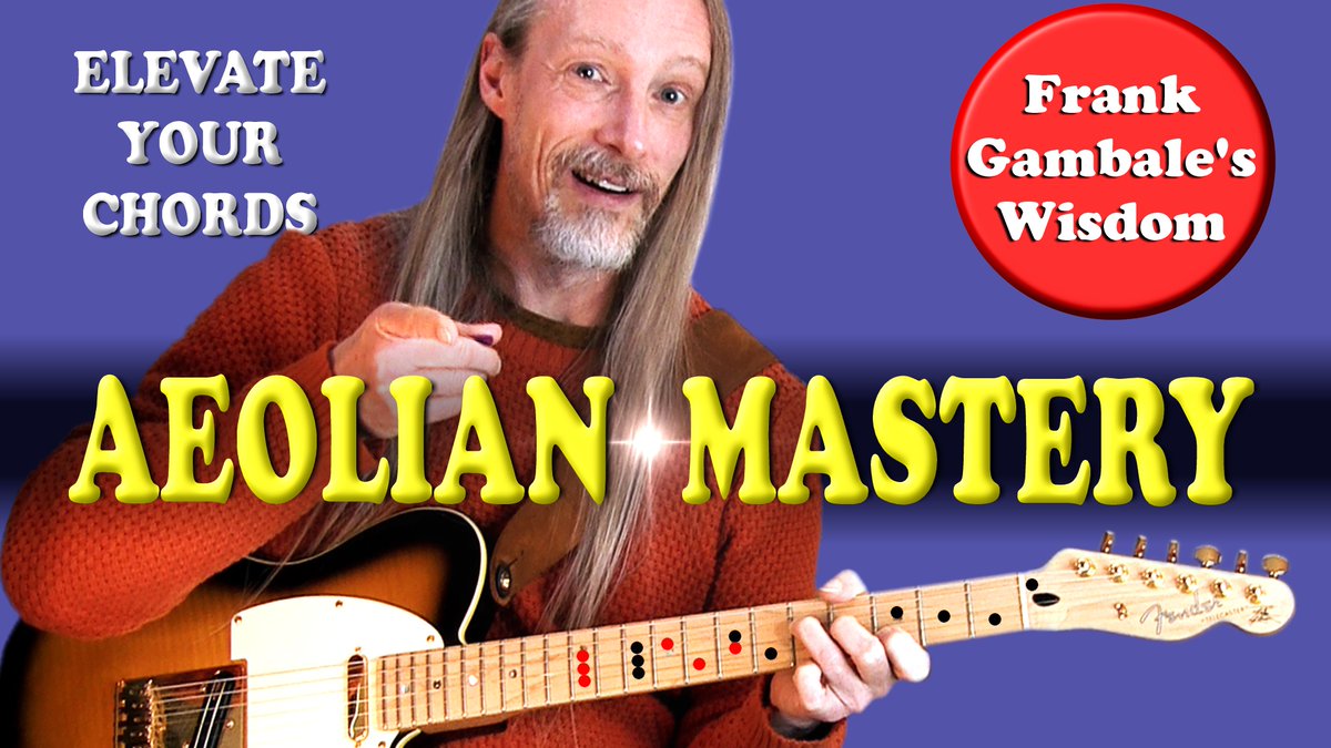 Mastering the AEOLIAN MODE 🎸📷 #AeolianModeGuitar #GuitarScaleTutorial #FrankGambaleGuitar #MasteringGuitarModes #GuitarChordProgressions #GuitarNerdery159 #GuitarLessons #AdvancedGuitarTechniques #MusicTheoryGuitar #GuitarTutorialSeries

youtu.be/YDNzn1c8HgU