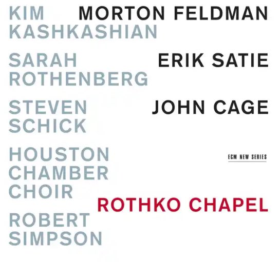 Up far too late on a school night listening to this, but it is rather good. #Feldman #RothkoChapel