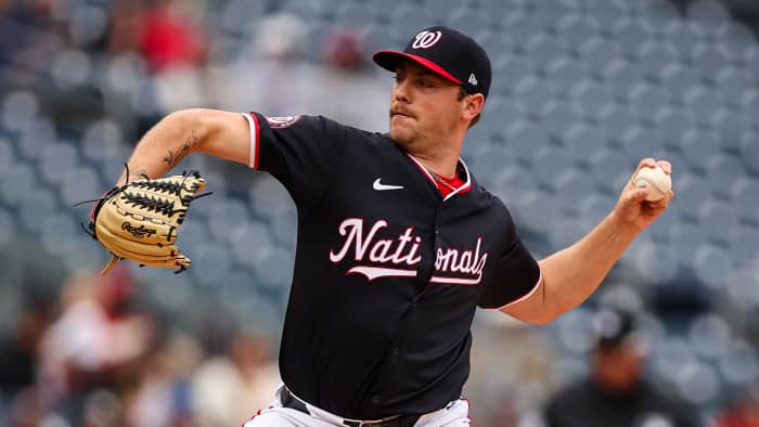 “We feel comfortable playing behind him, and we feel like good things will happen.” #Nats No. 21 prospect Mitchell Parker twirled seven shutout frames in his second Major League start: atmlb.com/4aZMeFs