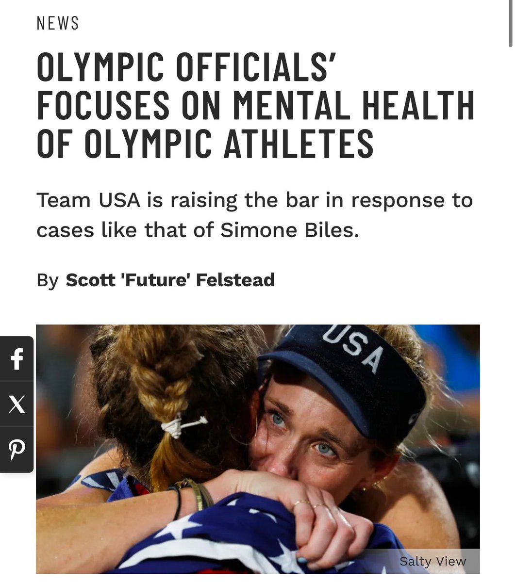 OLYMPIC OFFICIALS’ FOCUSES ON MENTAL HEALTH OF OLYMPIC ATHLETES

Team USA is raising the bar in response to cases like that of Simone Biles.
By Scott 'Future' Felstead

Read Article: muscleandfitness.com 

#AthleteNews #FitnessNews #MediaNews #MentalHealth #OlympicAthlete