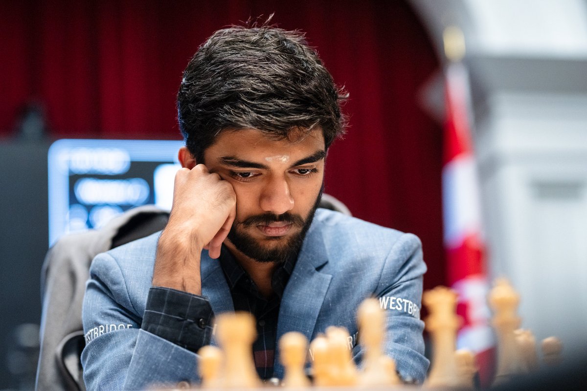 🇺🇸 Hikaru Nakamura (2789) vs 🇮🇳 Gukesh D (2743) concludes in a draw. Will 🇺🇸 Fabiano Caruana (2803) manage to convert his advantage against Ian Nepomniachtchi (2758) and force a tie-break against Gukesh? ❗If Caruana vs Nepomniachtchi ends in a draw, Gukesh will be declared the…