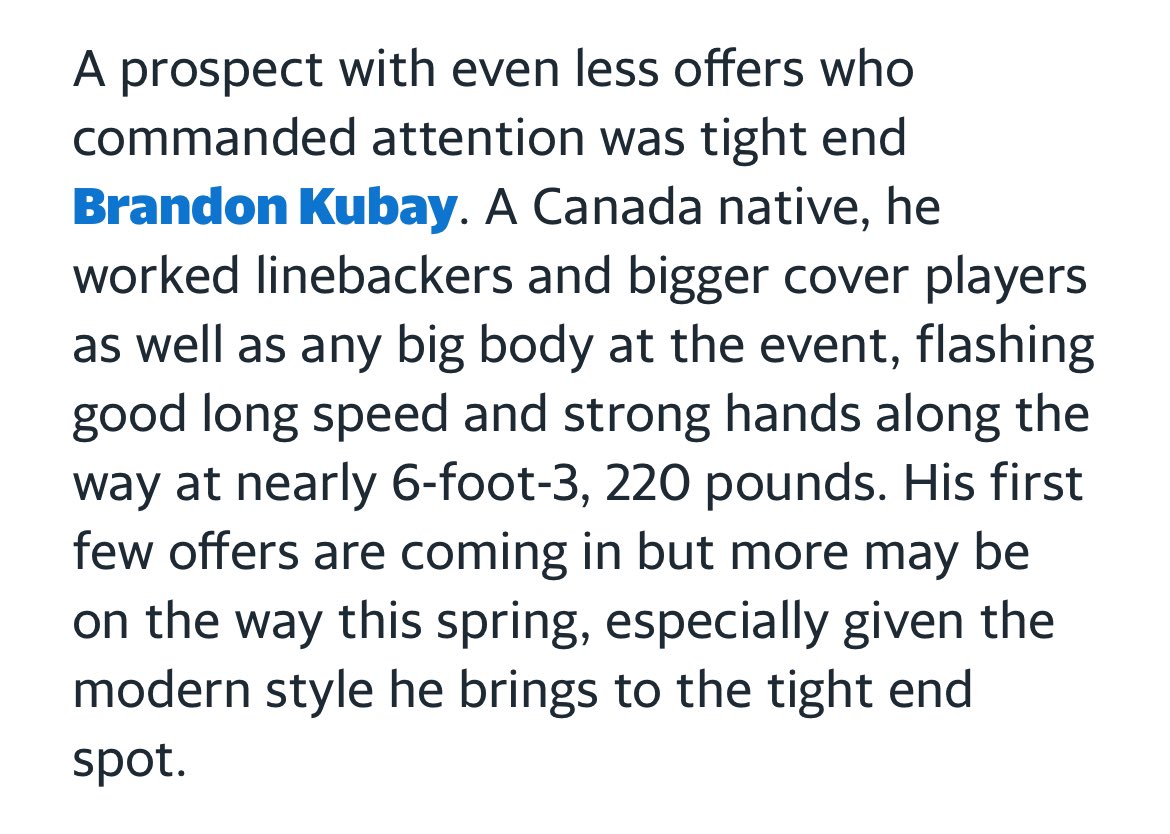 After an amazing day in Atlanta @RivalsCamp I am very thankful to receive a mention in their latest article‼️@CoachJesse18 @CoachMeyerCAI @Coach_Ander5on @JohnGarcia_Jr @RivalsFriedman @adamgorney