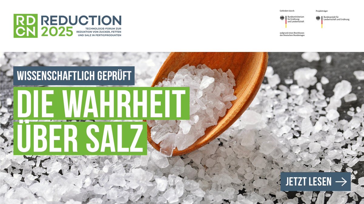 Über Salz kursieren viele Irrtümer, Halbwahrheiten und Wahrheiten.
Hier geht’s zu unserer Broschüre „Die Wahrheit über Salz“:
reduction2025.de/broschuere-die…
#evenionnews #foodnews #foodindustry #reduction2025 #saltreduction