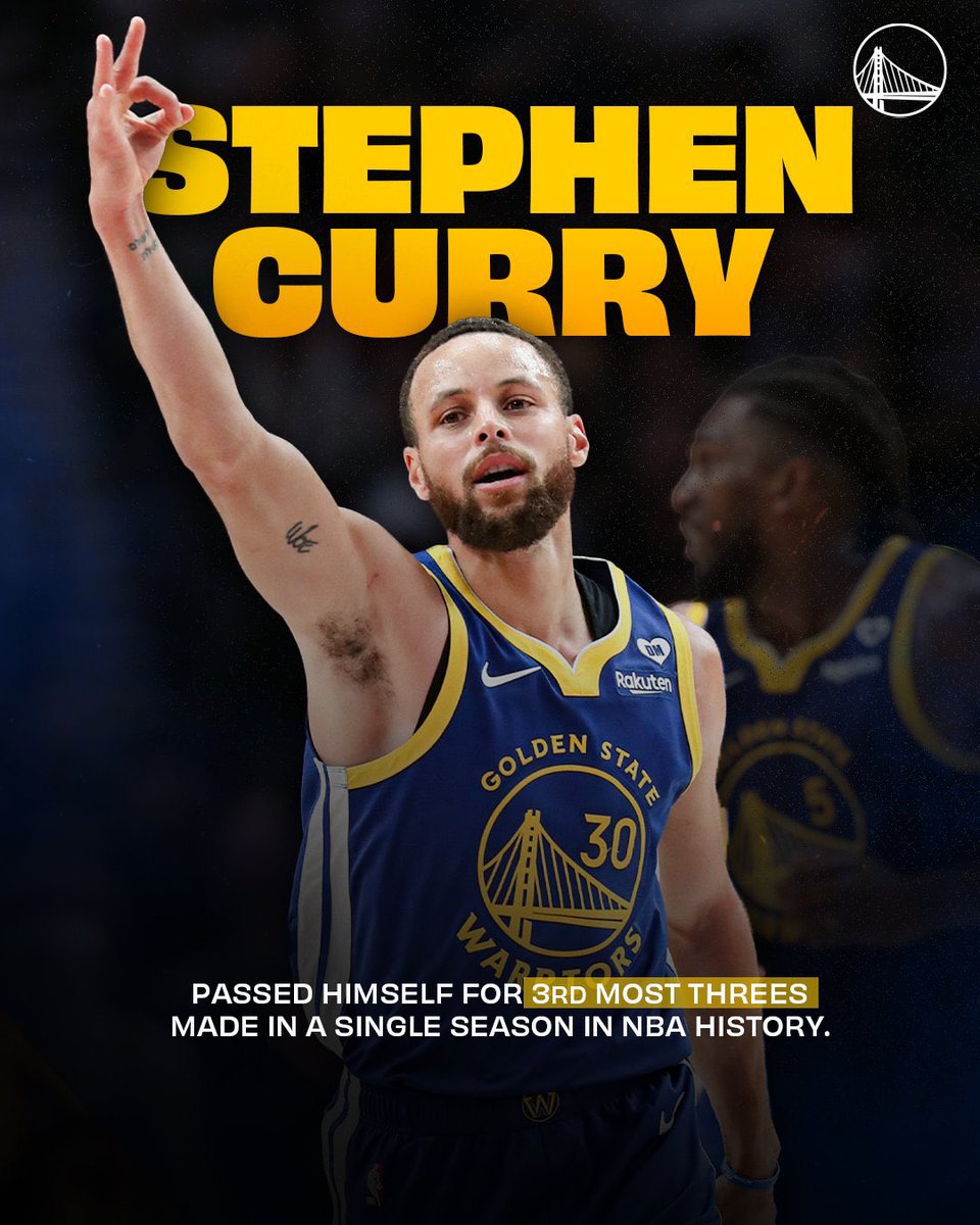 Congratulations to @StephenCurry30 for breaking one of his own records! #nba #basketball