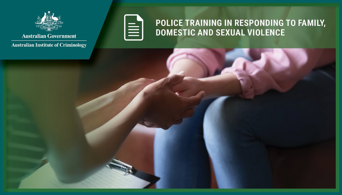 In addition to enforcement and legal action against perpetrators of domestic, family, and sexual violence, police also refer victim-survivors and perpetrators to welfare services. Read more in our latest #TrendsAndIssues bit.ly/4939BMS #AICResearch