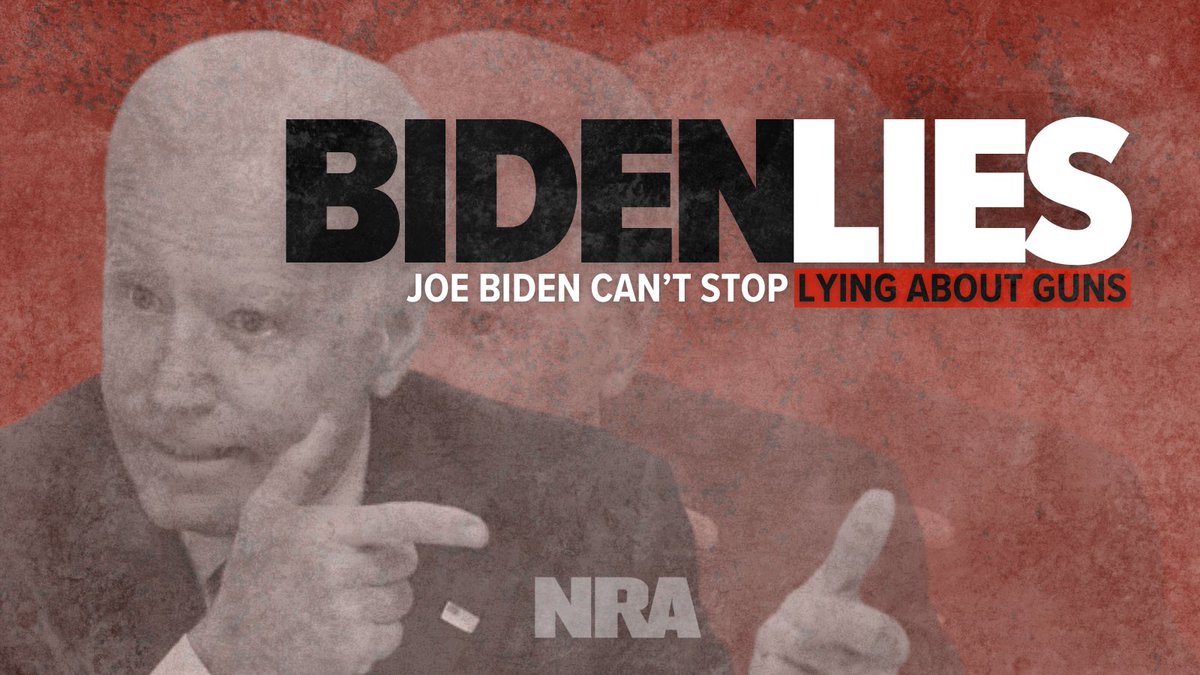 How do you know Joe Biden is lying? He's talking about the Second Amendment. Check out his latest lie in this @NRAILA article ⬇️ nraila.org/articles/20240…