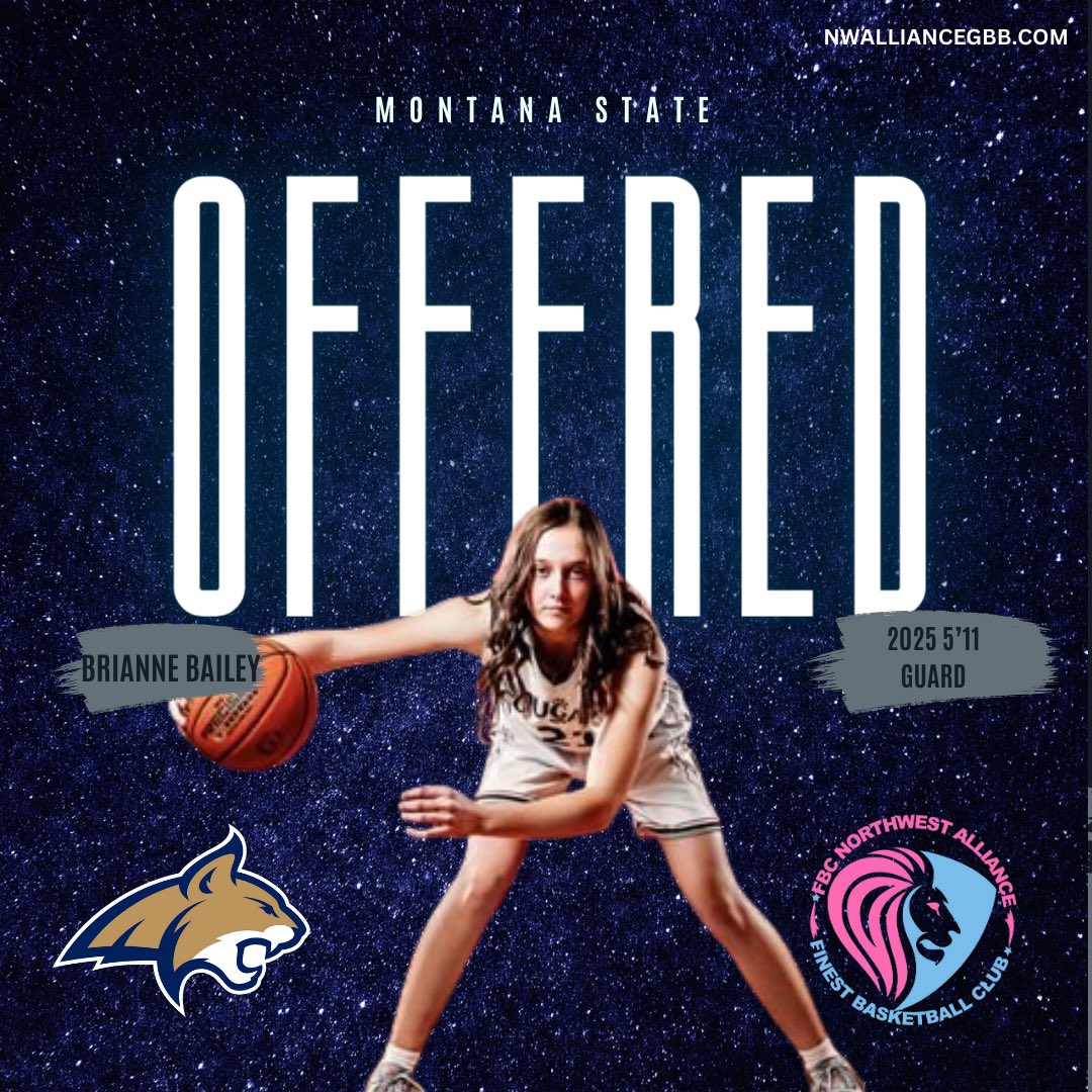 2025 5’11 G Brianne Bailey has received an offer to Montana State University. Brianne was one of the top performers in 17u GUAA leading FBC United West Coast to a 4-1 weekend playing against the best in the country.