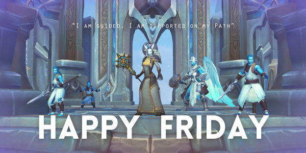 Happy Friday guys! 🌞🌸🌟
'I am guided, I am supported on my path' You are not alone!
Wishing you the best day ever!

- Image from #WorldOfWarcraft #DailyAffirmation