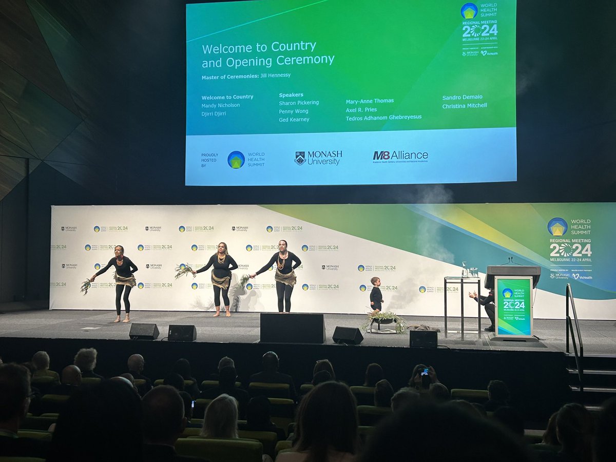 World Health Summit 2024 opened by Jill Hennessy and @ProfSPickering hosted by
<a href="/MonashUni/">Monash University</a> <a href="/Monash_SPHPM/">Monash Public Health</a>