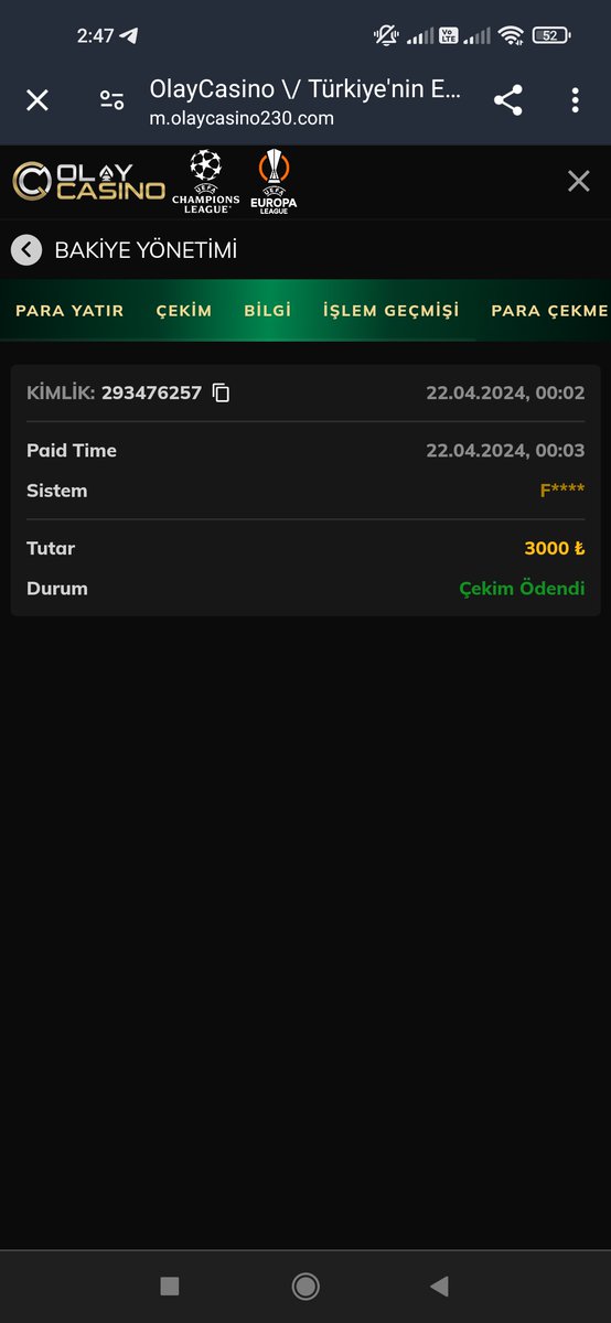 Teşekküler <a href="/olayresmi/">#OLAYCASİNO</a> kullanıci adım Sangrevm