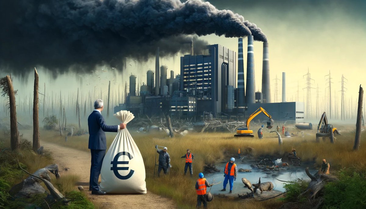 PollutePay's tweet photo. The Polluter Pays Principle mandates that those who produce pollution bear the costs of managing it, to prevent environmental damage and ensure ecological accountability. https://t.co/Ws0pWIaeHu