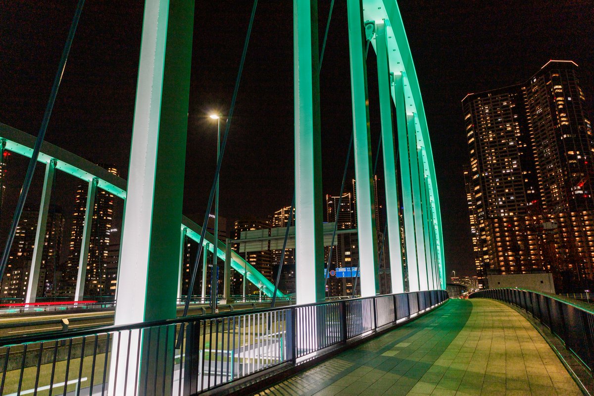 毎週月曜日は #1日1枚橋の写真を貼る
みんな大好き💃✨
築地大橋@隅田川