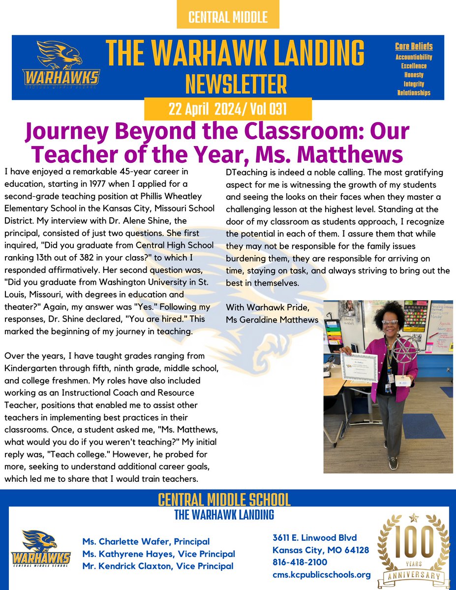 KCPS_CentralMS's tweet photo. Welcome to the latest edition of Warhawk Landing! This edition is filled with exciting events and announcements. Check us out๐๐
#thegrindneverstops #stayconnected #KCPS #GetFiredUp #missourimap #lunchandlearn #denimday https://t.co/Q1TJlthVVZ